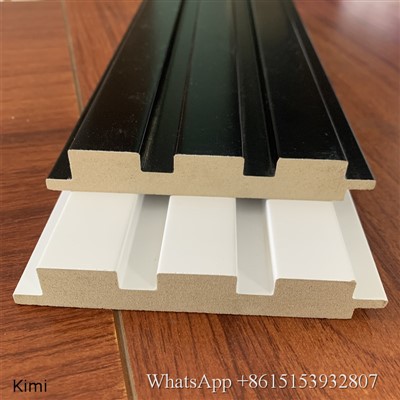 MDF Slatwall Paneļi Rievu sienu paneļi Interjers