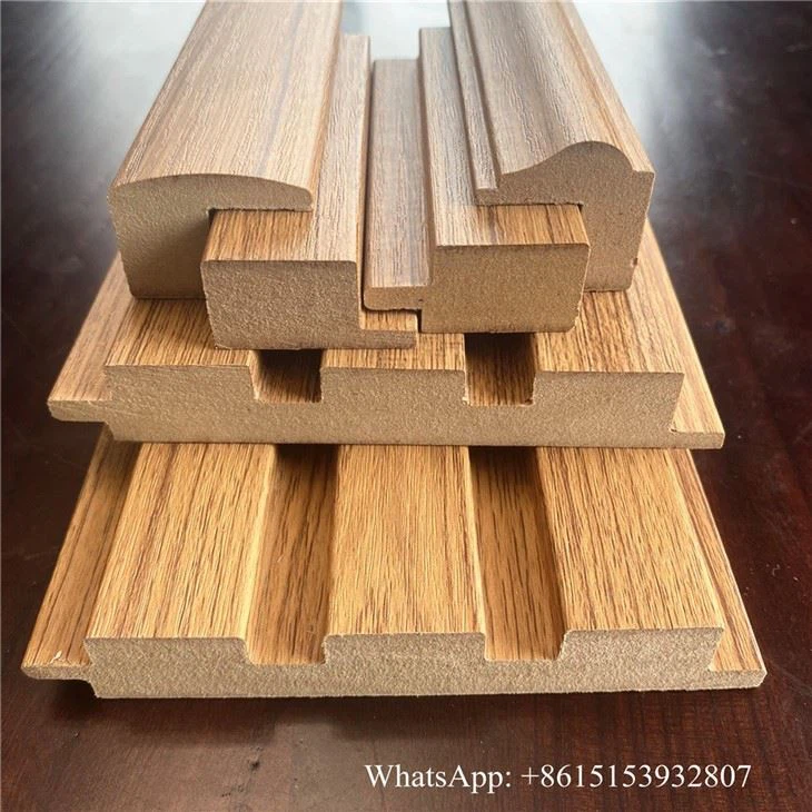 Home MDF Veneered Wall Panels MDF Louvers MDF Fluted Grooved Panelings