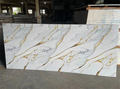 SPC Board PVC mākslīgā akmens marmora loksne